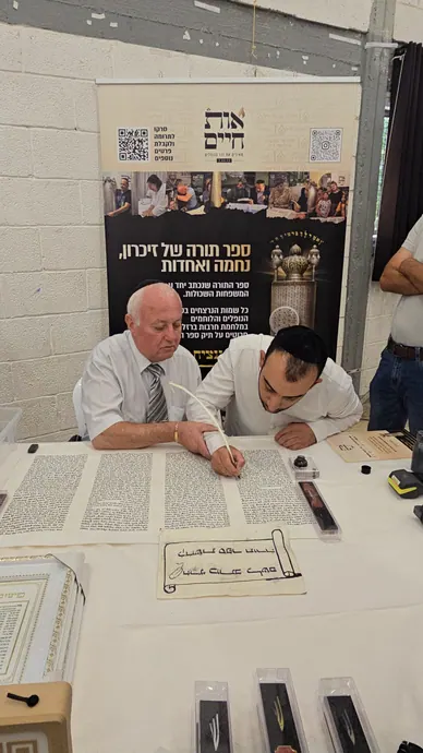 צילום מפעילות אות חיים, משולב בכרטיס הכתבה